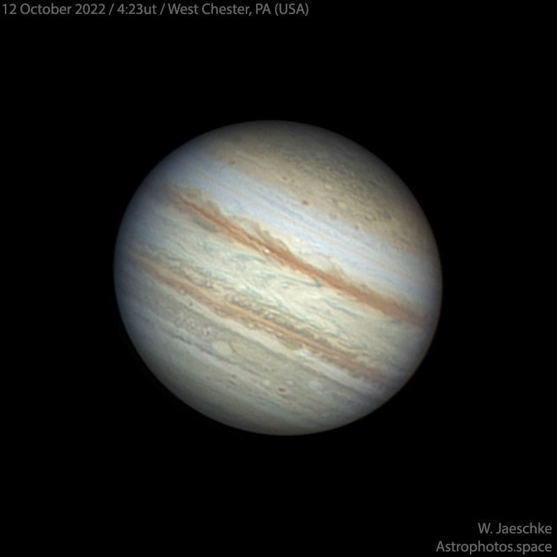 Jupiter on 12 October 2022